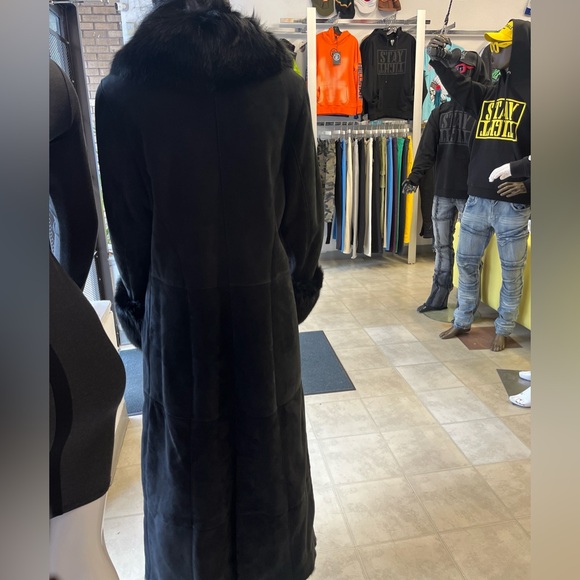 Genuine fox fur coat (original shearling) - Picture 3 of 4